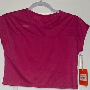 Girls' Short Sleeve Tee in Deep Pink
